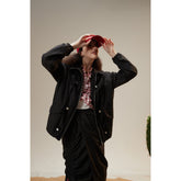 Unisex Jacket Loose Lapel Jacket